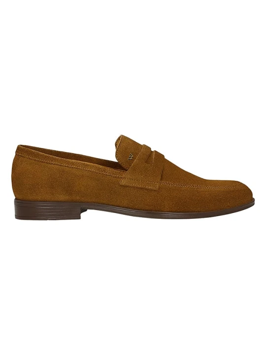 Zdjęcie produktu Wojas Skórzane slippersy w kolorze brązowym rozmiar: 40