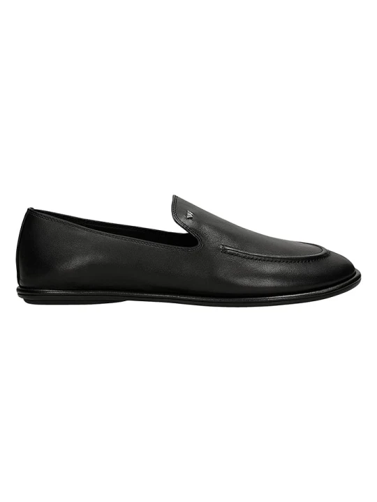 Zdjęcie produktu Wojas Skórzane slippersy w kolorze czarnym rozmiar: 37