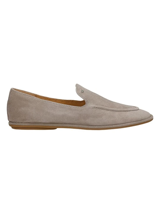 Zdjęcie produktu Wojas Skórzane slippersy w kolorze szarobrązowym rozmiar: 37