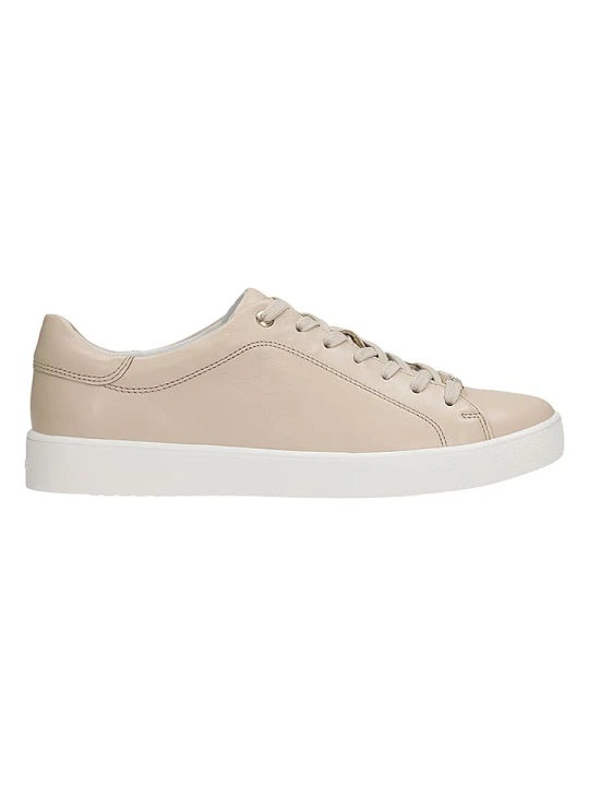 Zdjęcie produktu Wojas Skórzane sneakersy w kolorze beżowym rozmiar: 38
