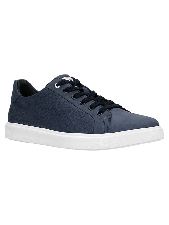 Zdjęcie produktu Wojas Skórzane sneakersy w kolorze granatowym rozmiar: 41