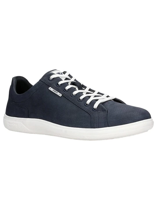 Zdjęcie produktu Wojas Skórzane sneakersy w kolorze granatowym rozmiar: 43