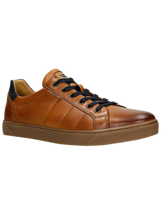 Zdjęcie produktu Wojas Skórzane sneakersy w kolorze jasnobrązowym rozmiar: 41