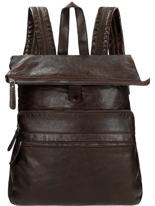 Zdjęcie produktu Wojas Skórzany plecak w kolorze brązowym - 33 x 40 x 9 cm rozmiar: onesize