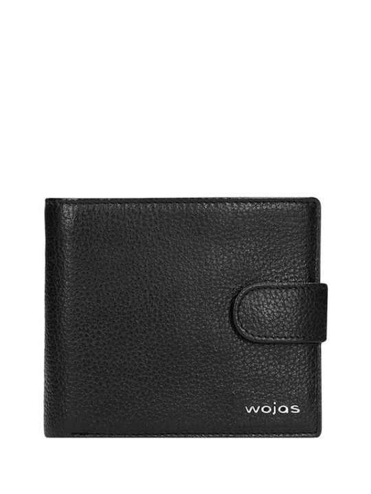 Zdjęcie produktu Wojas Skórzany portfel w kolorze czarnym - 11, 5 x 10 x 2, 5 cm rozmiar: onesize