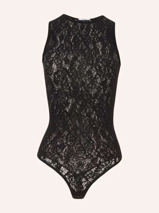 Zdjęcie produktu Wolford Body Ze Stringami Infite Rose Net schwarz CZARNY