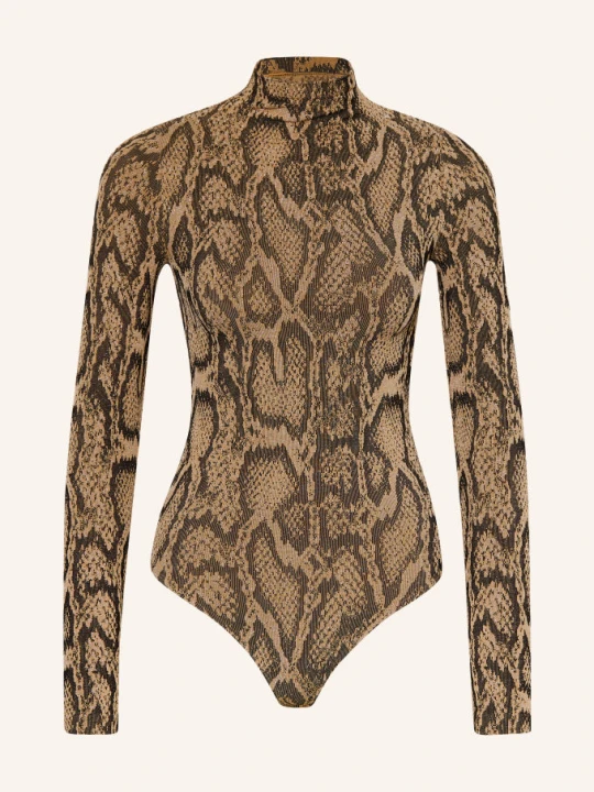 Zdjęcie produktu Wolford Body Ze Stringami Shimmering Python Z Brokatową Przędzą beige