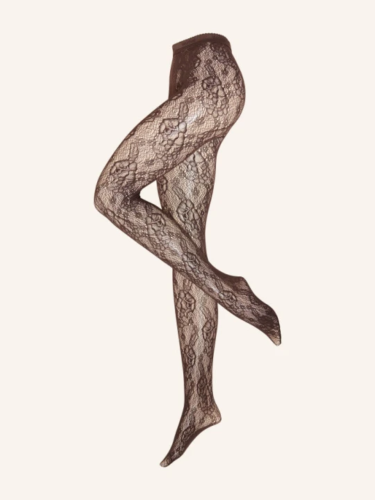 Zdjęcie produktu Wolford Cienkie Rajstopy Inifite Rose Net braun 4870 dark wood