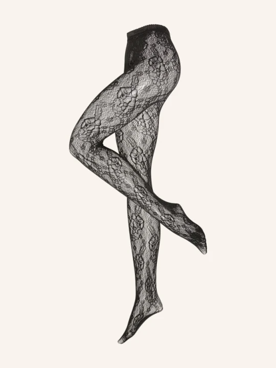 Zdjęcie produktu Wolford Cienkie Rajstopy Inifite Rose Net schwarz 7005 BLACK