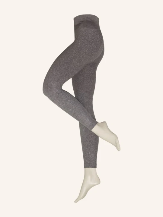 Zdjęcie produktu Wolford Legginsy Z Błyszczącą Przędzą grau SREBRNY