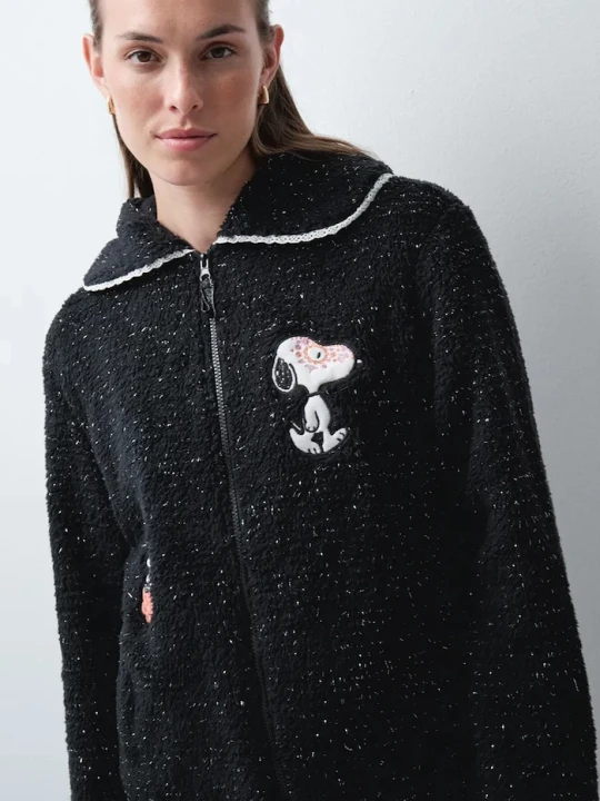 Zdjęcie produktu women'secret bluza rozpinana damska czarny