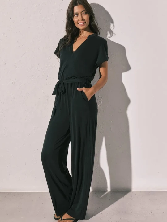 Zdjęcie produktu women'secret kombinezon plażowy czarny