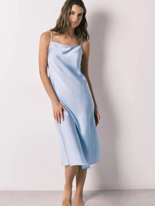 Zdjęcie produktu women'secret koszula nocna damska niebieski