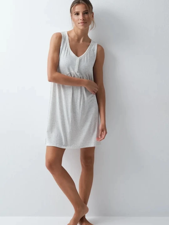 Zdjęcie produktu women'secret koszula nocna damska szary
