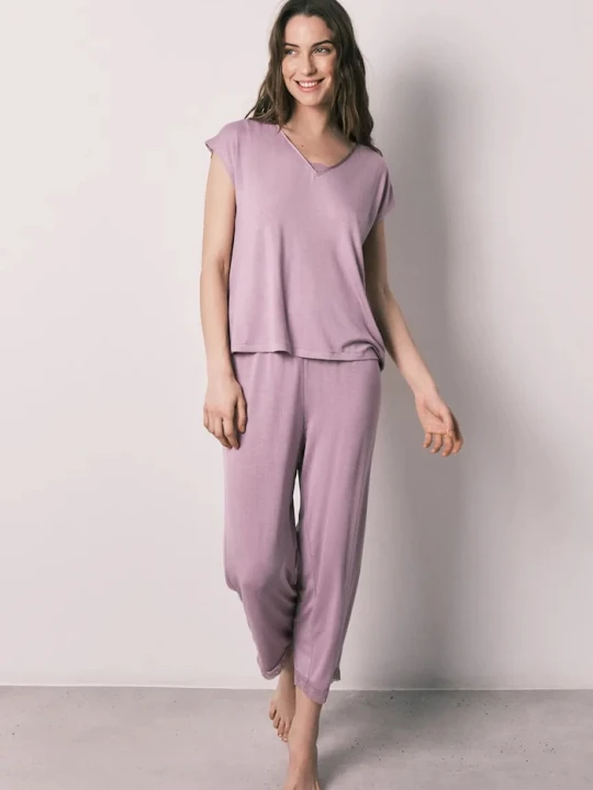 Zdjęcie produktu women'secret piżama dwuczęściowa damska różowy