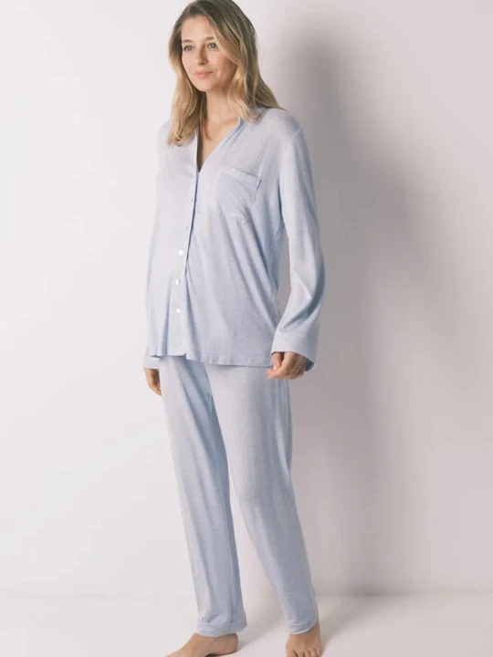 Zdjęcie produktu women'secret piżama MATERNITY niebieski