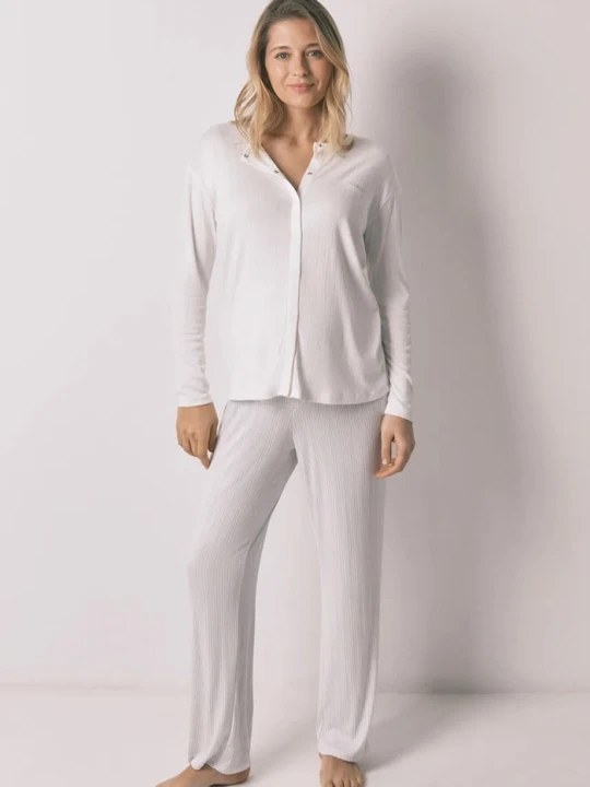 Zdjęcie produktu women'secret piżama MATERNITY niebieski