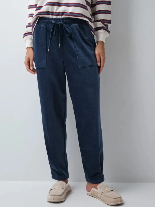 Zdjęcie produktu women'secret spodnie damskie granatowy
