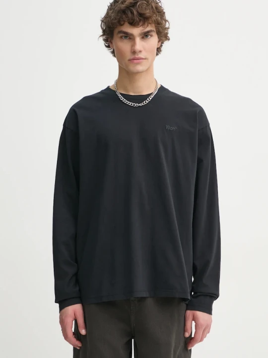 Zdjęcie produktu Won Hundred longsleeve bawełniany czarny
