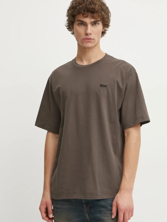 Zdjęcie produktu Won Hundred t-shirt bawełniany brązowy