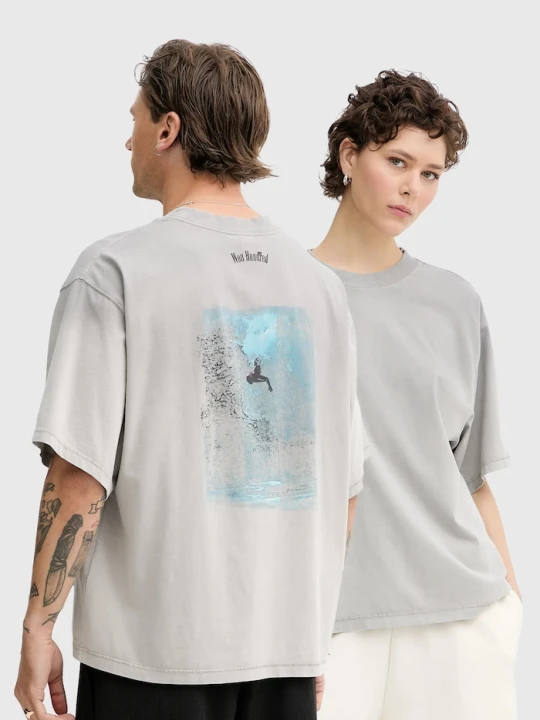 Zdjęcie produktu Won Hundred t-shirt bawełniany szary