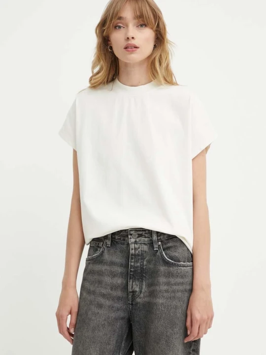 Zdjęcie produktu Won Hundred t-shirt bawełniany beżowy