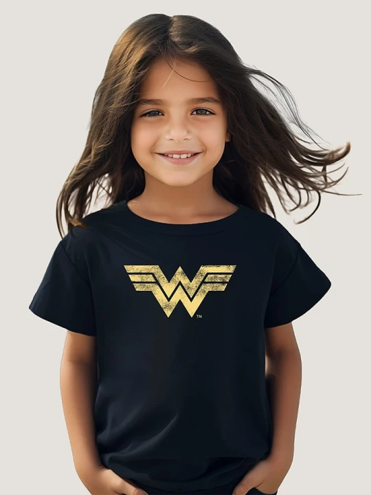 Zdjęcie produktu WONDER WOMAN Koszulka "Wonder Woman" w kolorze granatowym rozmiar: 92