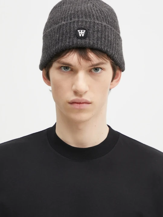 Zdjęcie produktu Wood Wood czapka z domieszką wełny Vin AA Beanie