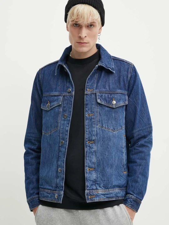 Zdjęcie produktu Wood Wood kurtka jeansowa Ivan Denim niebieski