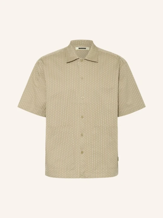Zdjęcie produktu Woodbird Koszula Z Krótkim Rękawem Wbwang Shiko Comfort Fit beige