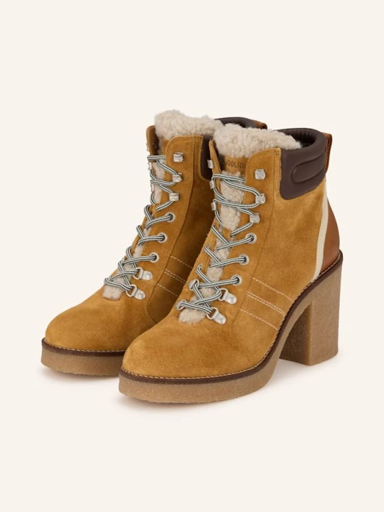 Zdjęcie produktu Woolrich Botki Sznurowane braun brązowy