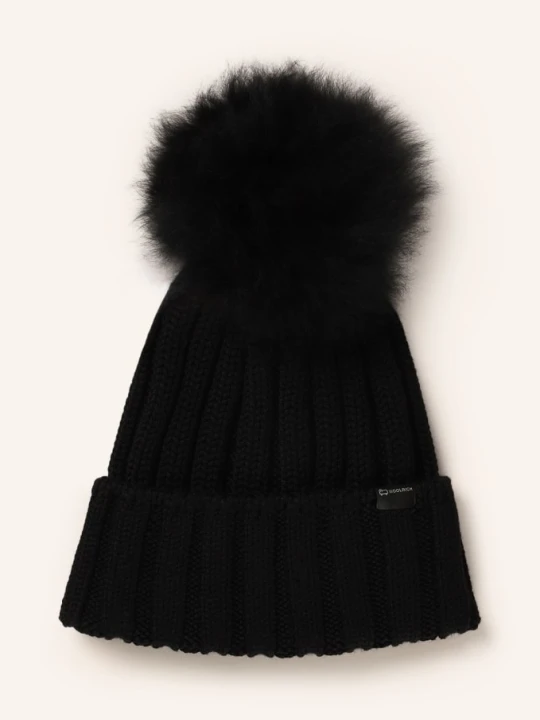 Zdjęcie produktu Woolrich Czapka schwarz CZARNY