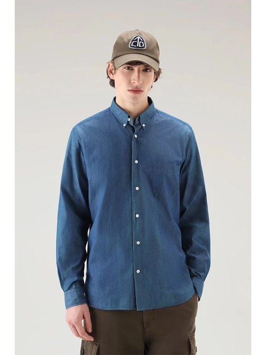 Zdjęcie produktu Woolrich Koszula "Classic" - Regular fit - w kolorze niebieskim rozmiar: XL