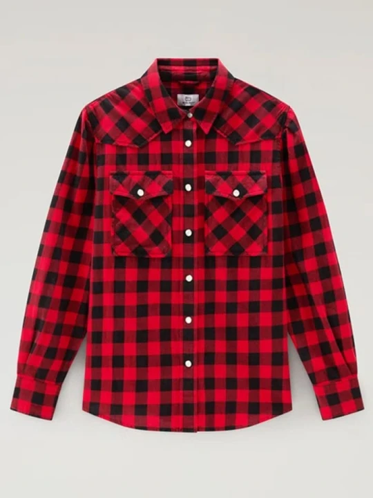 Zdjęcie produktu Woolrich Koszula w kolorze czerwono-czarnym rozmiar: M