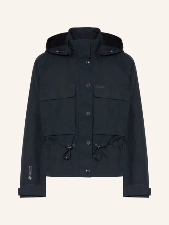 Zdjęcie produktu Woolrich Kurtka Przeciwdeszczowa Z Odpinanym Kapturem blau GRANATOWY
