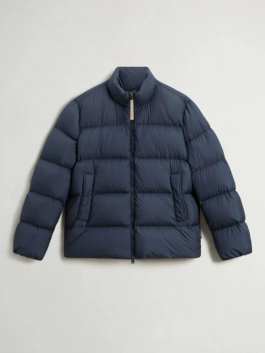 Zdjęcie produktu Woolrich Kurtka puchowa "Cloud Eagle" w kolorze granatowym rozmiar: XXL