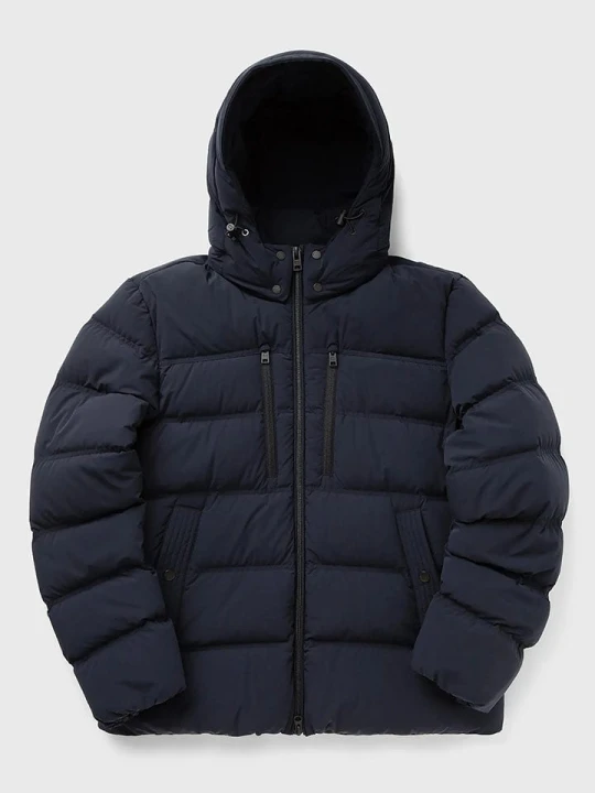 Zdjęcie produktu Woolrich Kurtka puchowa w kolorze granatowym rozmiar: M