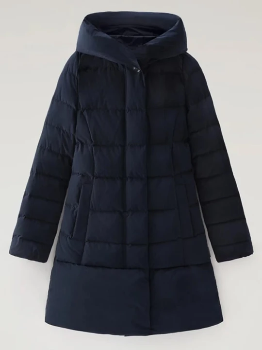 Zdjęcie produktu Woolrich Kurtka puchowa w kolorze granatowym rozmiar: S