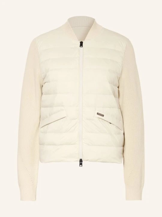Zdjęcie produktu Woolrich Kurtka Puchowa Z Mieszanki Materiałów weiss KREMOWY