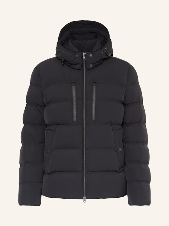 Zdjęcie produktu Woolrich Kurtka Puchowa Z Odpinanym Kapturem schwarz CZARNY