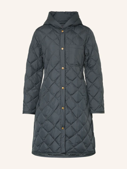 Zdjęcie produktu Woolrich Lekki Płaszcz Puchowy grau CZIEMNOSZARY