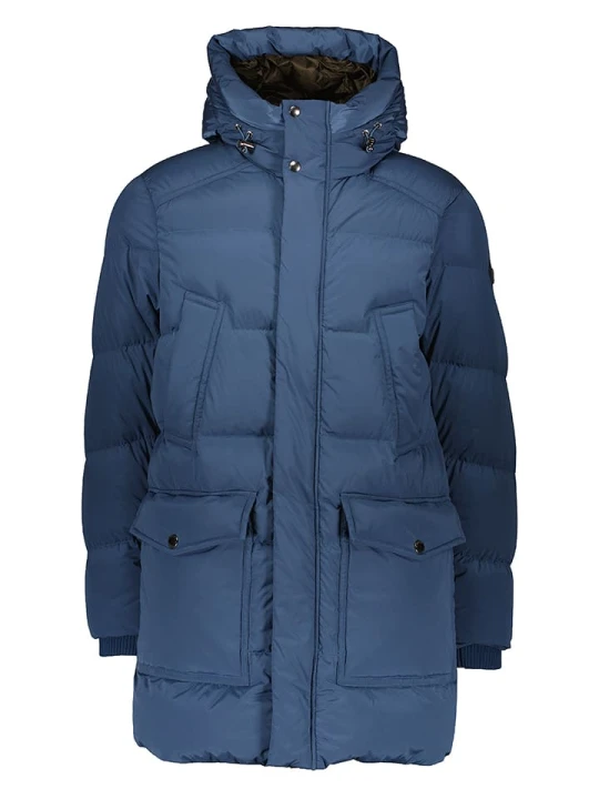 Zdjęcie produktu Woolrich Parka puchowa w kolorze granatowym rozmiar: L