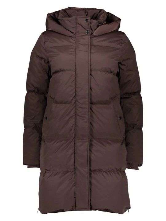 Zdjęcie produktu Woolrich Płaszcz puchowy "Kelly" w kolorze brązowym rozmiar: XL