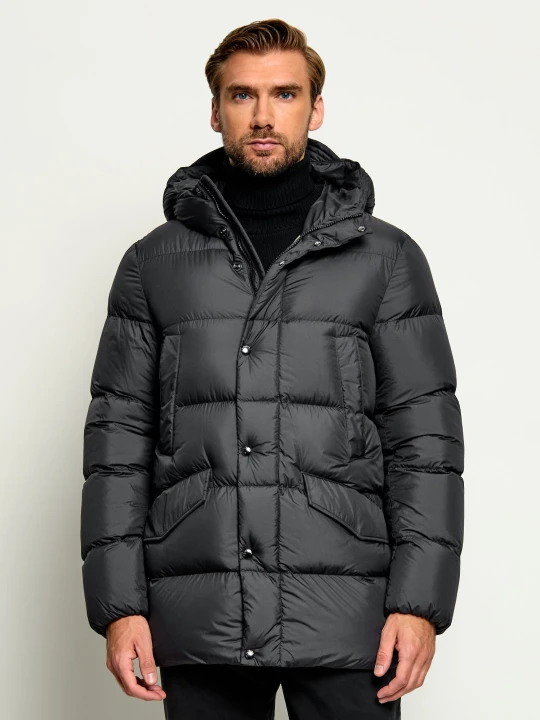 Zdjęcie produktu Woolrich Puchowa kurtka Cloud Davis | Regular Fit grafitowy