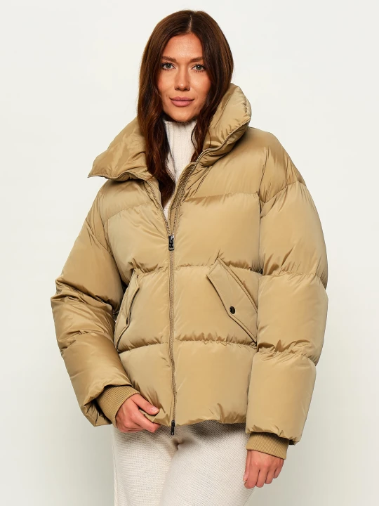Zdjęcie produktu Woolrich Puchowa kurtka Kelly | Relaxed fit beżowy