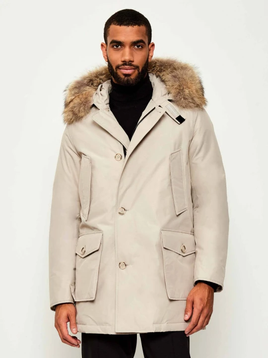 Zdjęcie produktu Woolrich Puchowa parka | Regular Fit beżowy