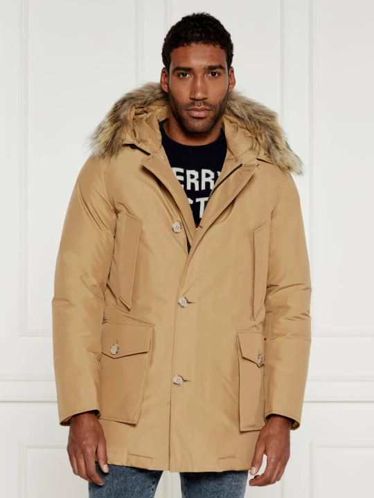 Zdjęcie produktu Woolrich Puchowa parka | Regular Fit camel
