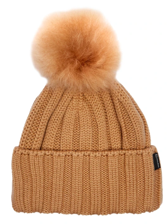 Zdjęcie produktu Woolrich Wełniana czapka camel