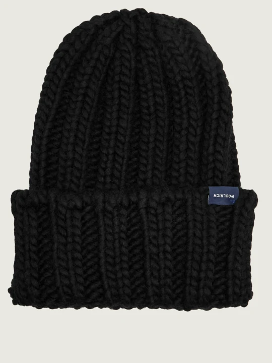 Zdjęcie produktu Woolrich Wełniana czapka czarny