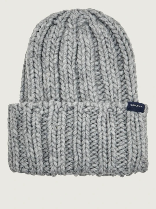 Zdjęcie produktu Woolrich Wełniana czapka szary